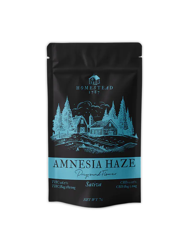 Homestead Pre-Ground Flower Amnesia Haze - Sativa by Homestead