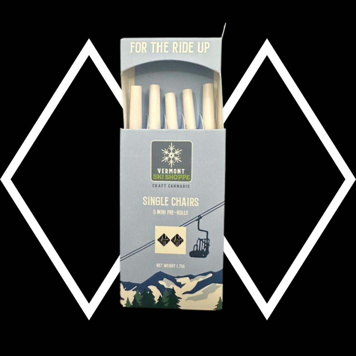 Photo of VT Ski Shoppe – Single Chairs Double Black Diamond Trail – 5x .35 Pre-Rolls