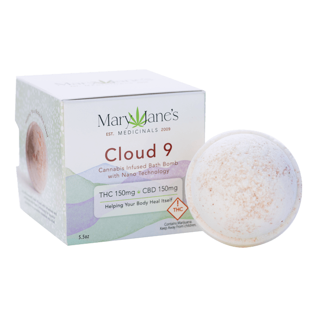 Cloud 9 Bath Bomb 1:1 - Mary Jane's Medicinals