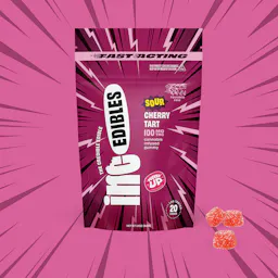 inc.edibles Fast Acting Sour Cherry Tart THC