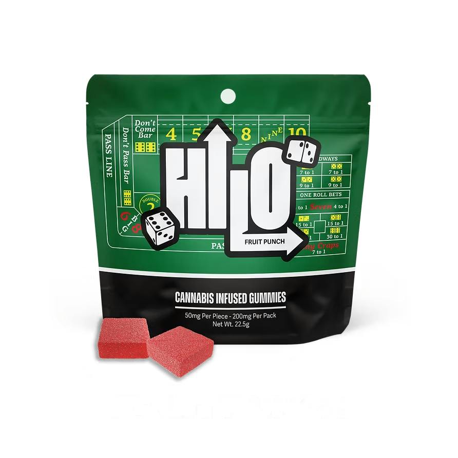 Hi-Lo - 200mg Live Resin Gummies - Fruit Punch