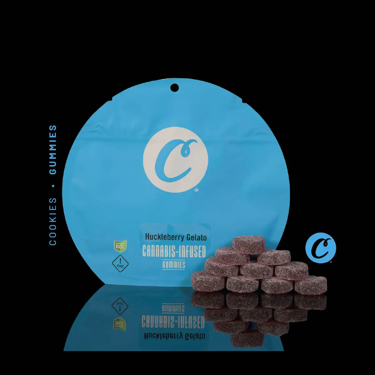 Huckleberry Gelato Gummies | 10pk Edibles | Cookies |
