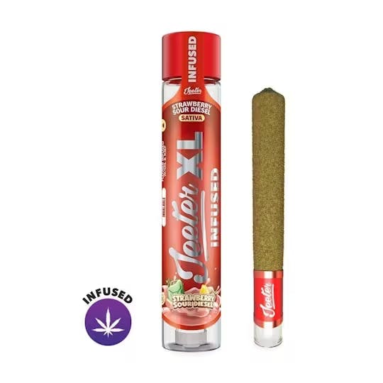 Jeeter - 2g XL Quad Infused Preroll - Strawberry Sour Diesel (S)