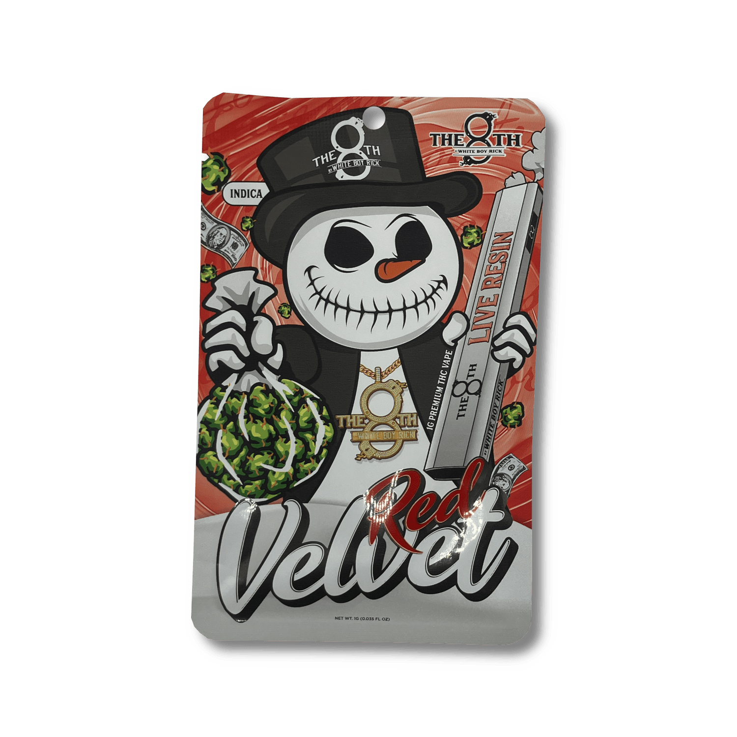 Product: White Boy Rick | Live Resin Disposable - 1g - Red Velvet