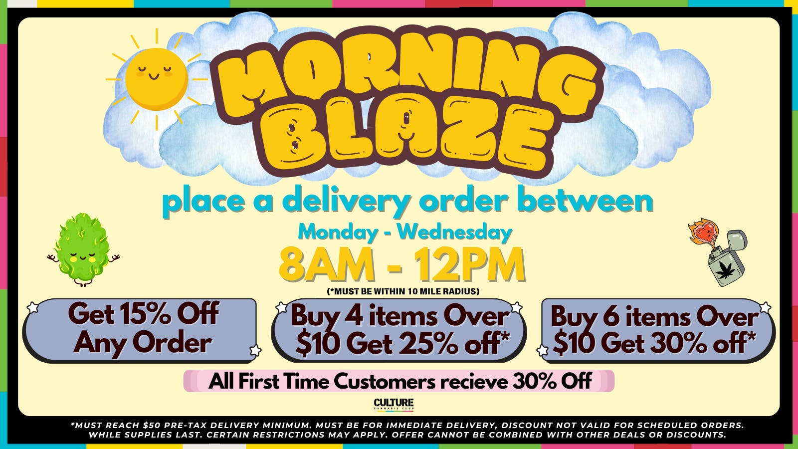 MORNING BLAZE - DELIVERY
