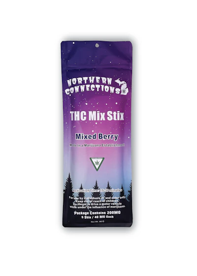 Northern Connections - 200mg THC Mix Stix - Mixed Berry - EDIBLES by Northern Connections at King of Budz