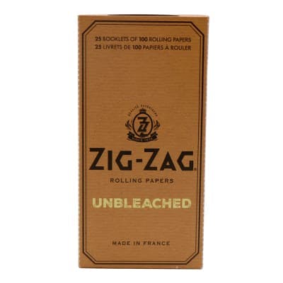 Zig Zag Unbleached Single Wide Papers | Ganjika House
