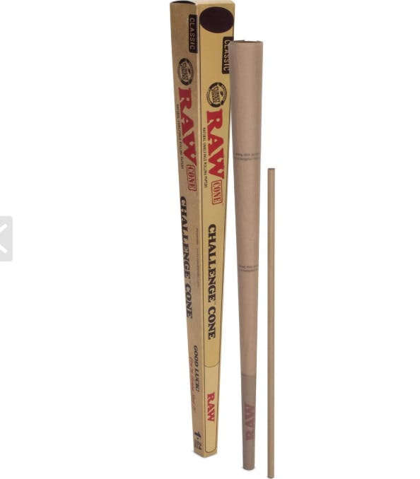 Product Raw | Classic Challenge 24'' Cone, One Giant Pre-Rolled Cone