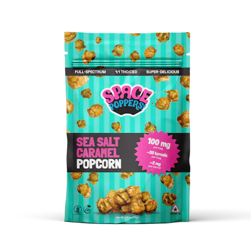 Space Poppers | Full Spectrum Popcorn | Sea Salt Caramel-1
