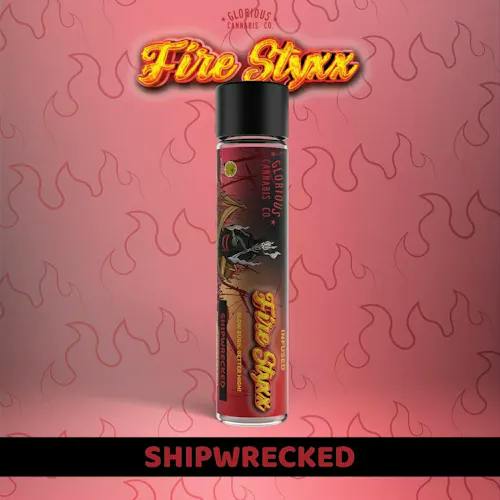 Shipwrecked Infused Pre-Roll Hybrid by Fire Styxx – Pre-Rolls at Gatsby Cannabis