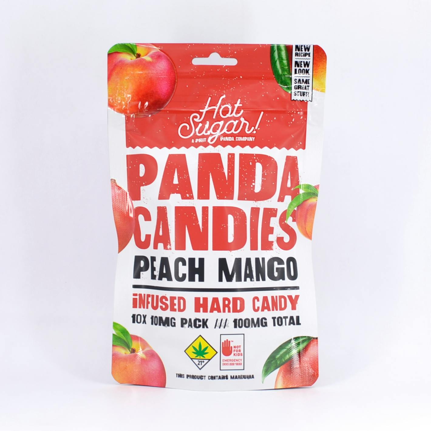 Peach Mango Panda Candies | 10pk | (100mg)