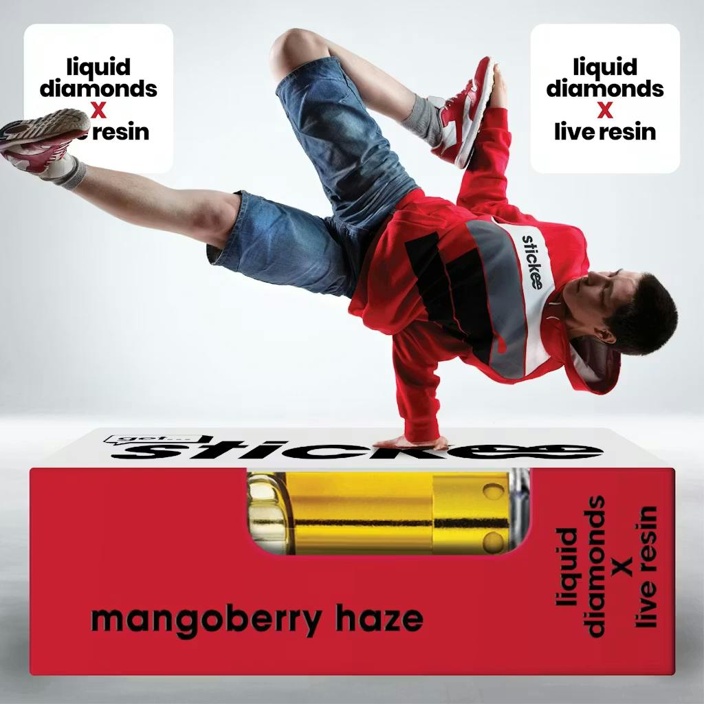 Stickee - 1g Live Resin Cart - Mangoberry Haze