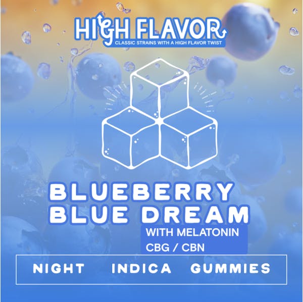 Blueberry Blue Dream Night | 100mg | Gummies | High Flavor