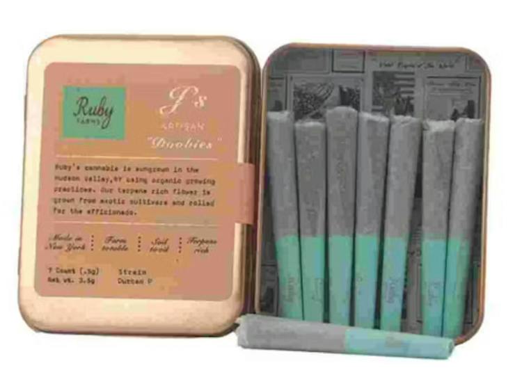 Durban P | 7 Pack Doobies | 3.5g | Pre rolls | Sativa | Ruby Farms