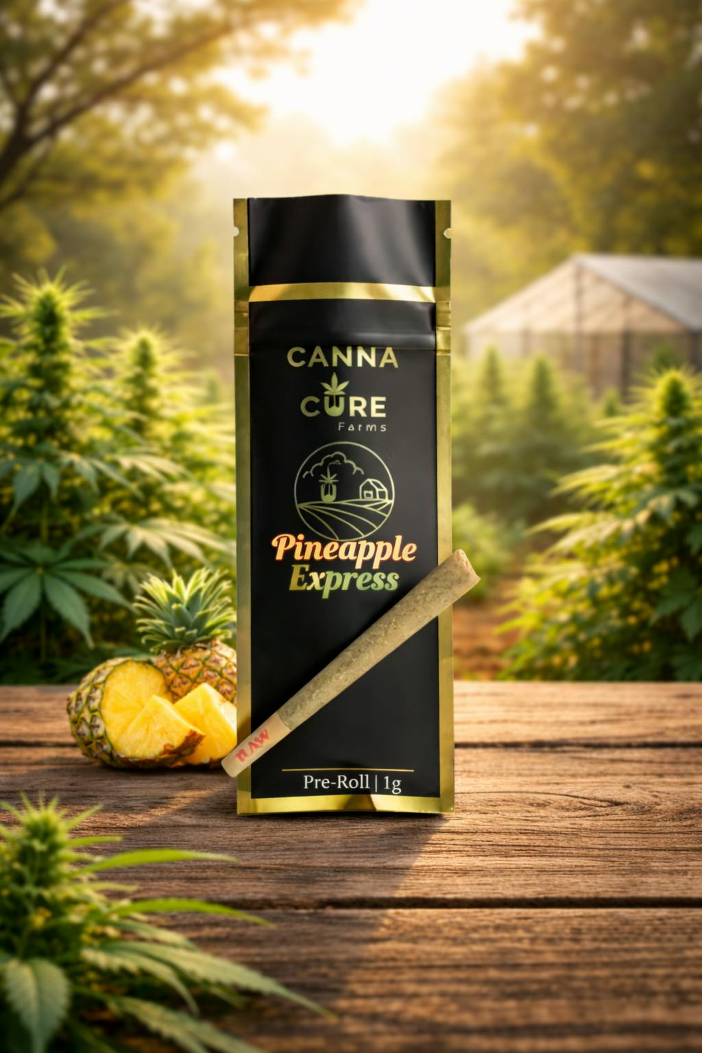 Product Canna Cure Farms | Pineapple Express | Pre-Roll | 1g