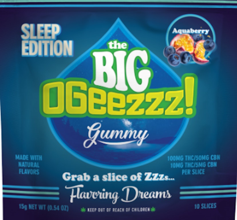 Ogeez! The Big One Aquaberry Sleep Edition 2:1 CBN 100mg