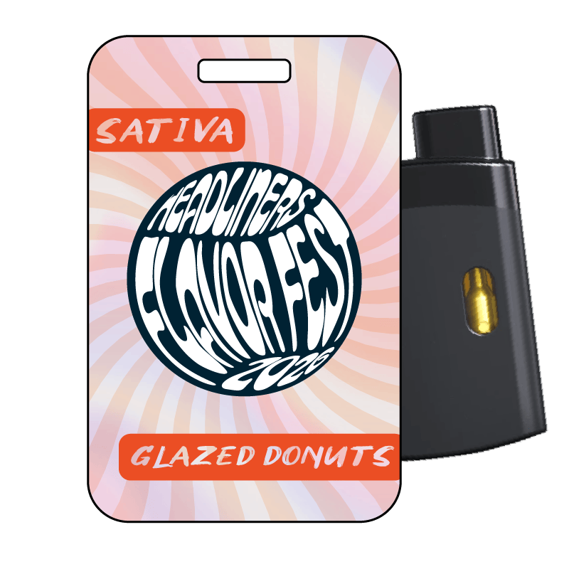 Headliners Glazed Donuts All In One Vape Pen 2000mg  Ethos Cannabis
