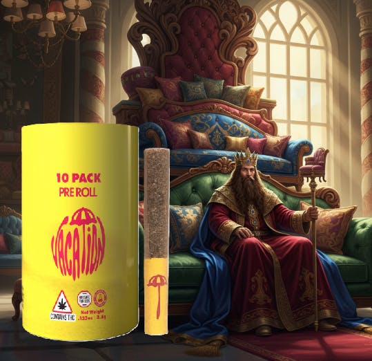 Product: Vacation | Sofa King | Preroll - 0.35g/10pk