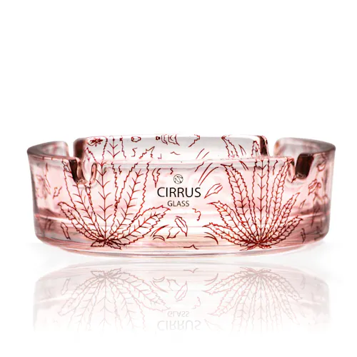 Cirrus Glass – Ashtray – Red Sativa-active