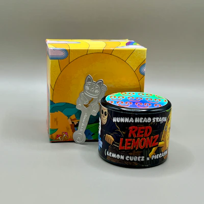 Hunna - 2g Live Hash Rosin Head Stash - Red Lemons - CONCENTRATES by Hunna at King of Budz