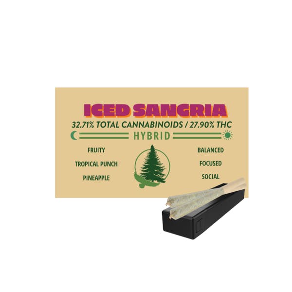 2Js - Iced Sangria Preroll 2pk by 2Js