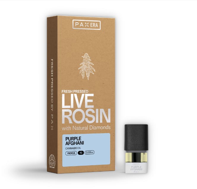 Photo of PAX Live Rosin | Purple Afghani | 1g Pod