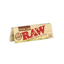 Raw Organic Hemp King Size Slim 1 1/4 Paper 32 Leaves