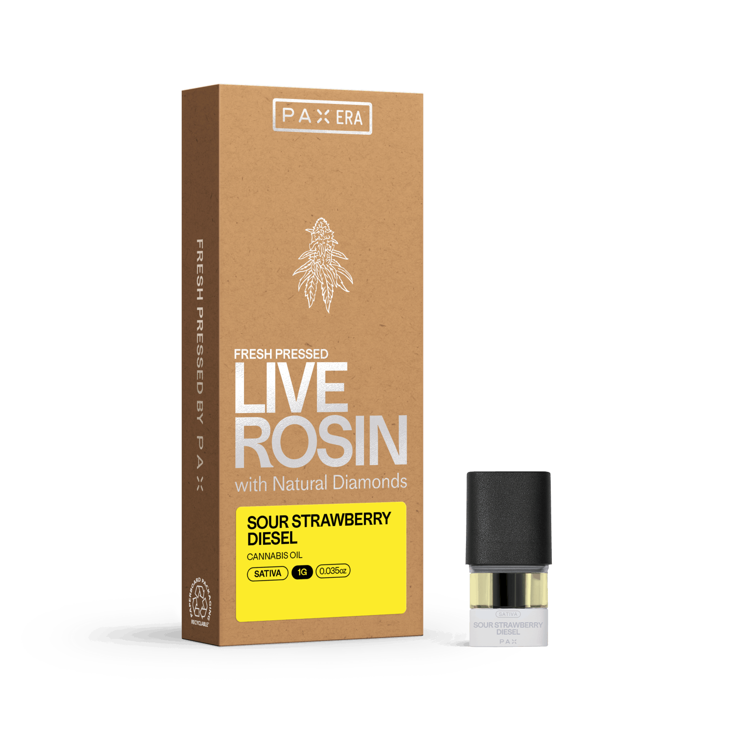 Photo of PAX Live Rosin | Sour Strawberry Diesel | 1g Pod