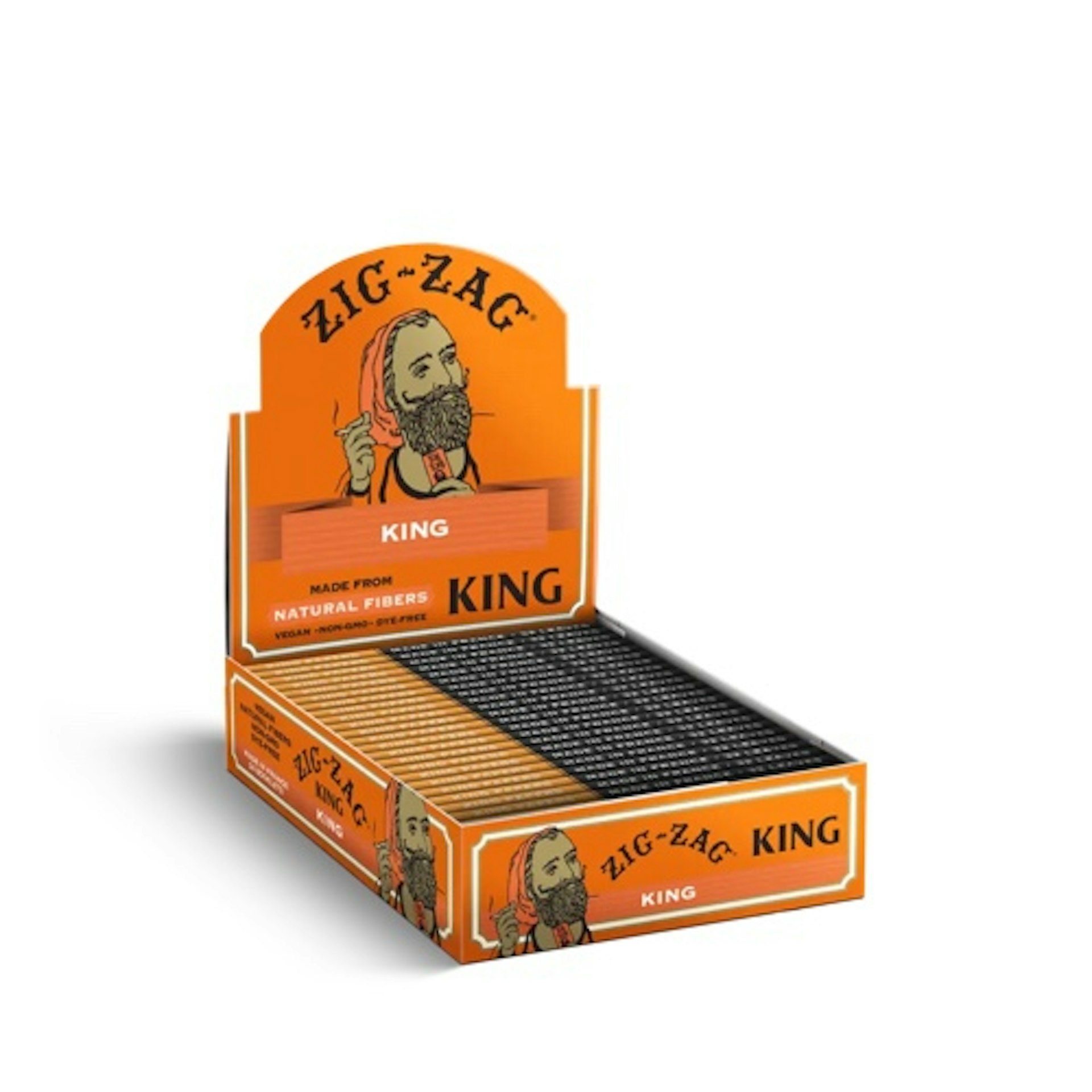 Zig Zag French Orange Gummed King Size Papers