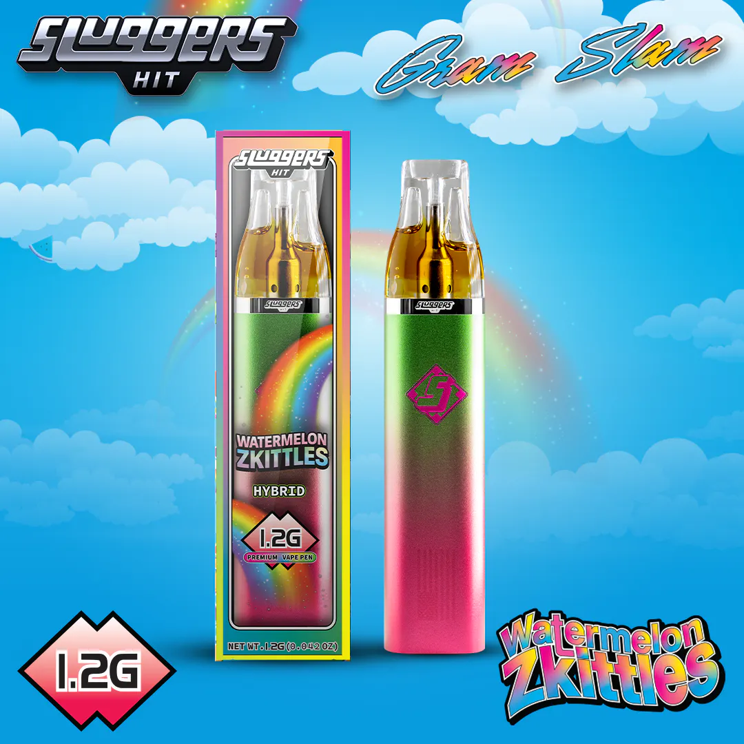 『new改良版』H4CBH×CRDPリキッド 1ml Watermelon Z Watermelon Zkittles Vape | 1.2g at Electric City Cannabis