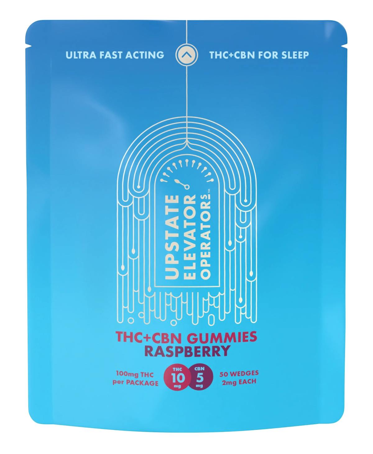 Photo of UEO – Raspberry Fast Acting THC + CBN – 10x – 10mg THC + 5mg CBN
