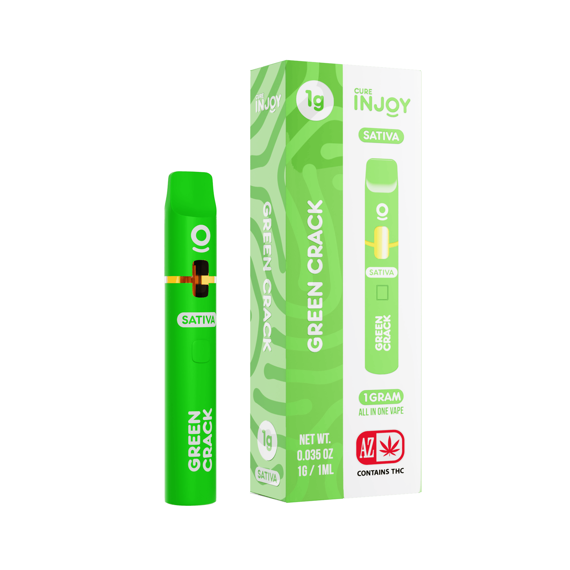 Cure Injoy Disposable Green Crack | Earth's Healing