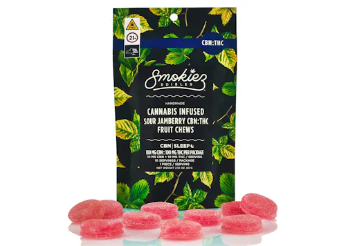 Smokiez | Sweet Jamberry | 1:1 THC / CBN | 10pk-1