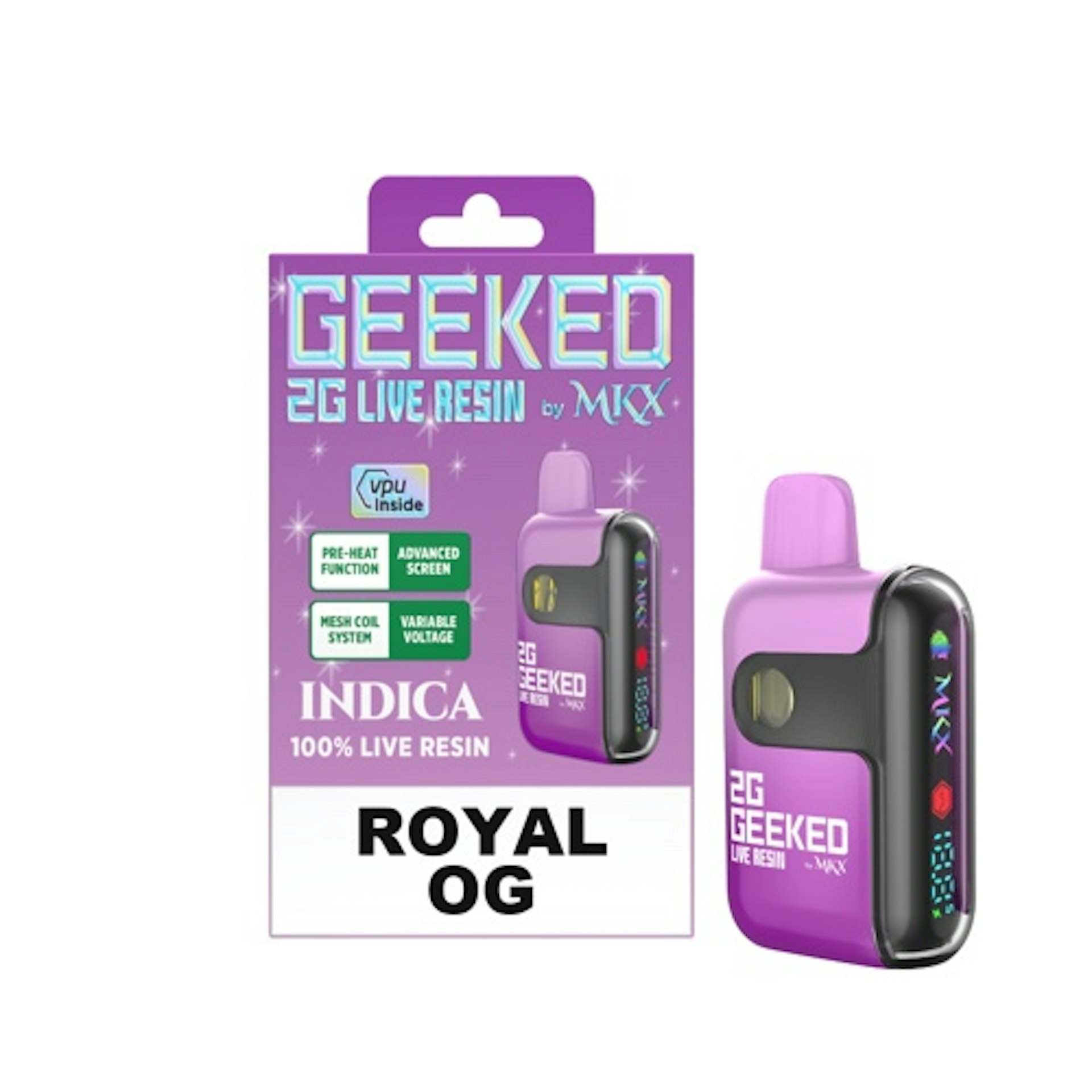 MKX Geeked - Royal OG Live Resin Disposable