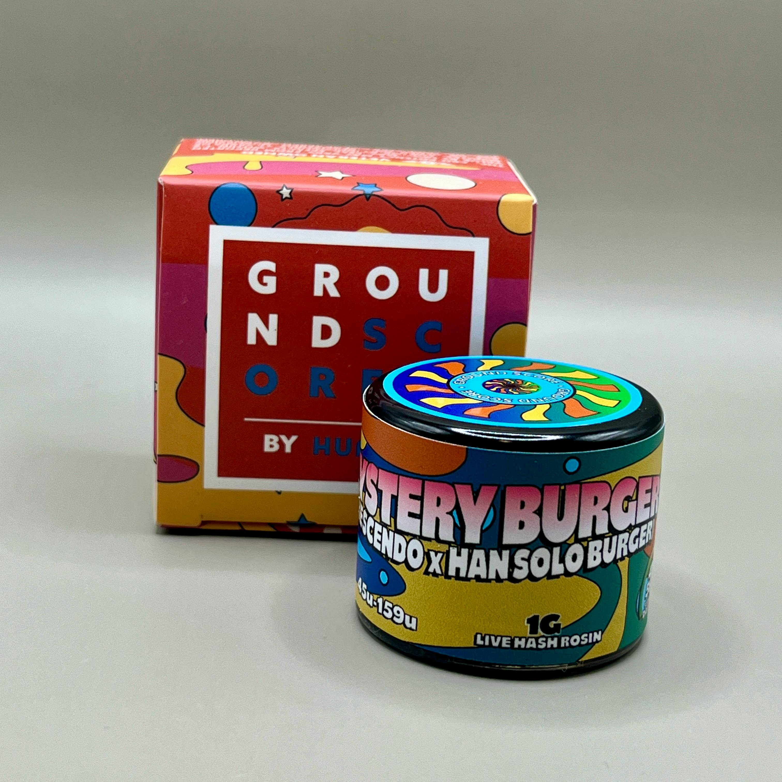 Hunna - 1g Live Hash Rosin Ground Score - Mystery Burger