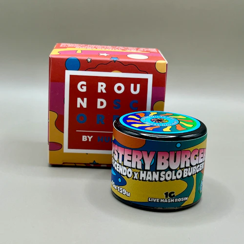 Hunna - 1g Live Hash Rosin Ground Score - Mystery Burger