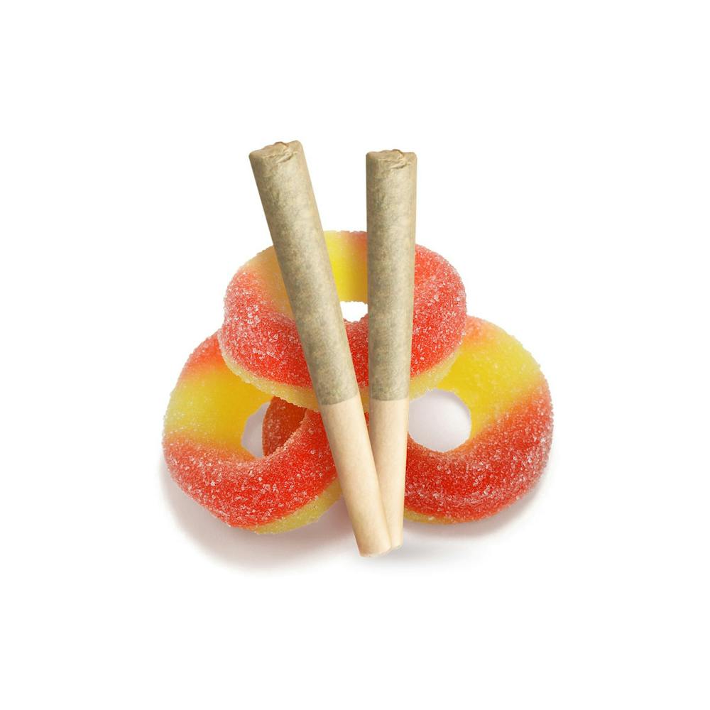 Product Float - Peach Rings (2PK) - Infused Pre-Roll