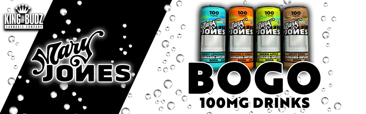 Mary Jones Root Beer 100mg Soda - AND CQ Soda Dr. Quencher 100mg Soda - BOGO