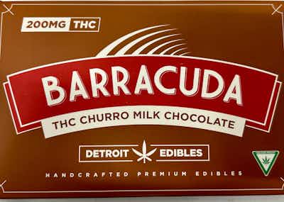 Product: Barracuda Bar Milk Chocolate Churro | 200mg | Detroit Edibles