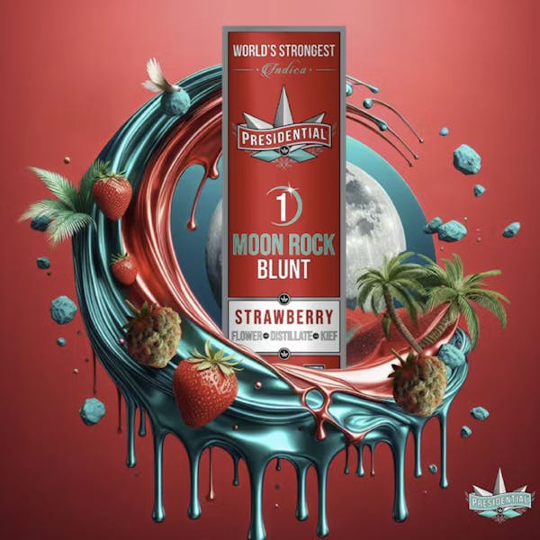 Presidential - Strawberry Moon Rock Infused Blunt - 1.5G