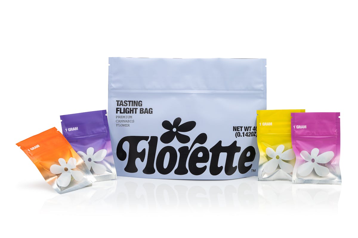 Photo of Florette – Flight Tasting Bag ( Tahoe, Baby Yoda , Rainbow, Black Maple