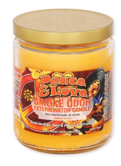 Product Smoke Odor Eliminating Candle 13oz PEACE AND LOVE