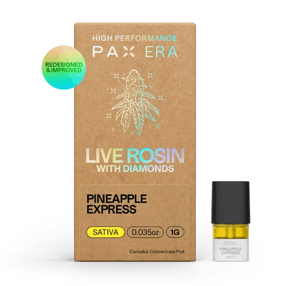 Product Pineapple Express | Live Rosin with Diamonds Pax Pod