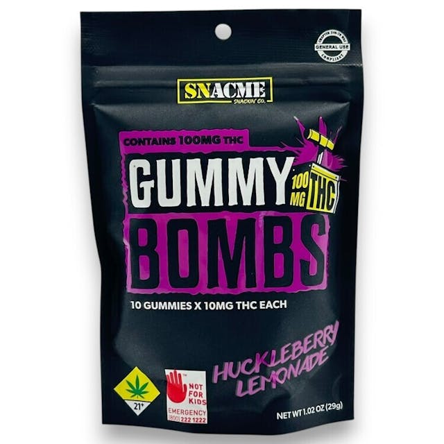 Gummy Bombs - GB HUCKLEBERRY LEMONADE 100mg - Huckleberry - 100mg