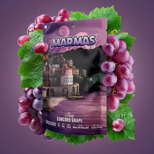 4Front Marmas Concord Grape Sleep 1:2 THC:CBN Fruit Bites 5mg 20pk (~100mg)-1