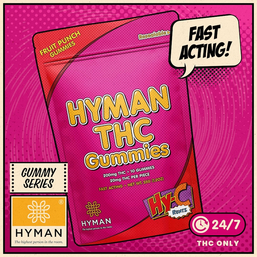 Hyman - HY-C Runtz 200mg Fast Acting Gummies
