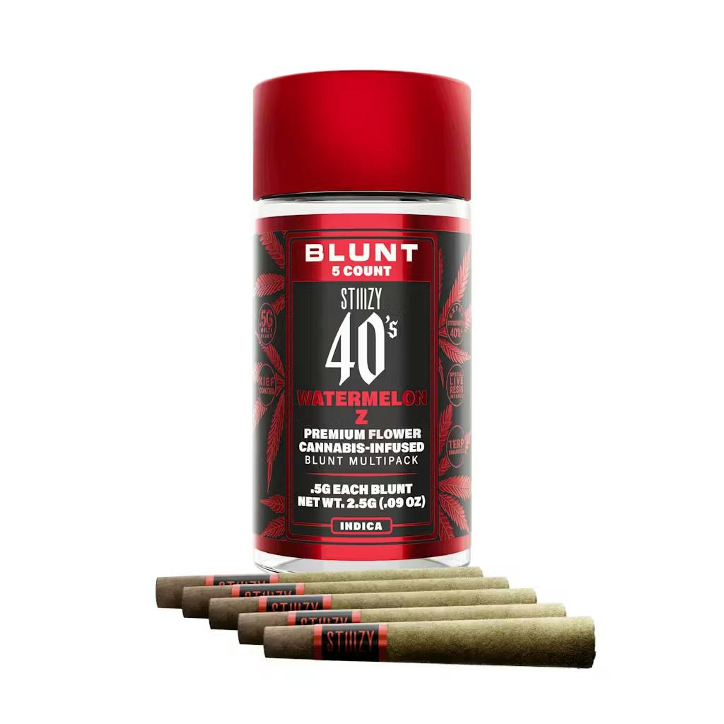 Stiiizy - 5-Pack .5g Live Resin Infused Blunts - Watermelon Z