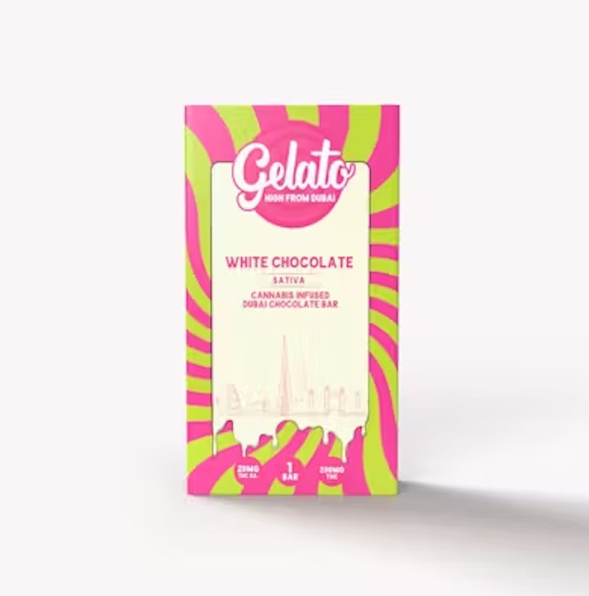Gelato | 200mg Dubai Bar | White Chocolate