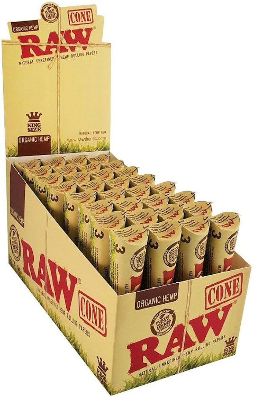 RAW Organic Hemp Cones King Size 3pk