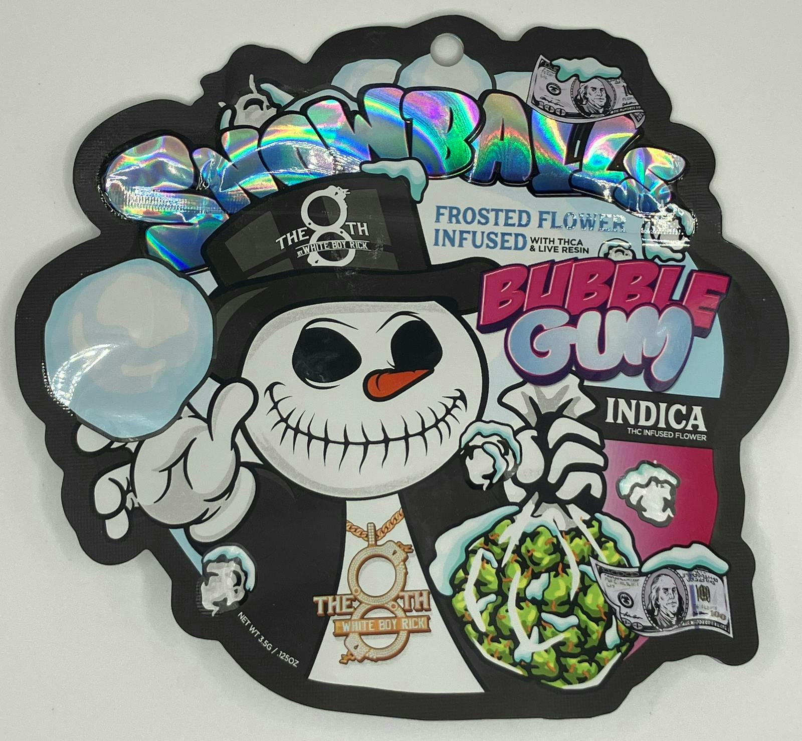 THE 8TH BY WHITE BOY RICK | BUBBLEGUM - SNOWBALLS PREPACK INDICA-HYBRID